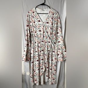 Floral Boho Bell Sleeve Dress